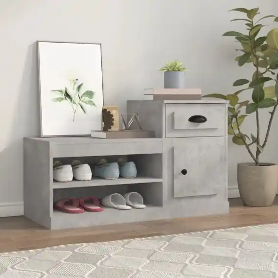 Bestseller Szafka na buty, szarość betonu, 100x42x60 cm Lumarko! - Hurtownia wielobranżowa Lumarko